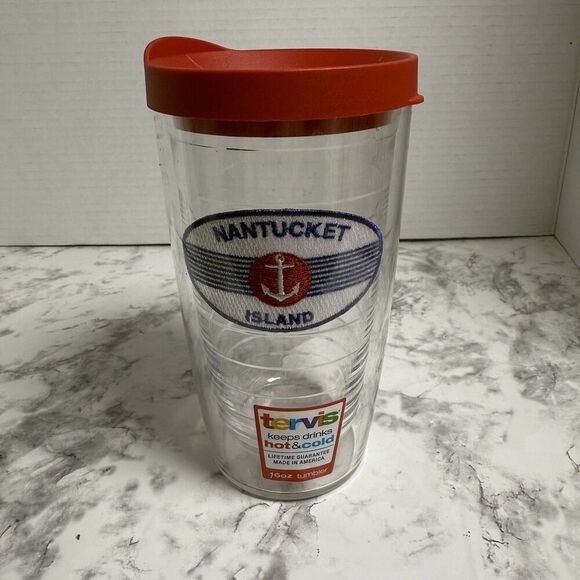 Nantucket Island Cape Cod 16 0Z Double Walled Tervis Tumblr made USA NWT - Picture 1 of 5